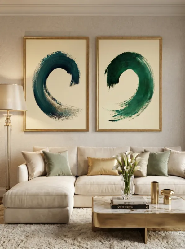 Zen abstract posterset